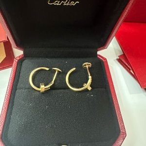 Authentic Cartier Juste Un Clou Earrings